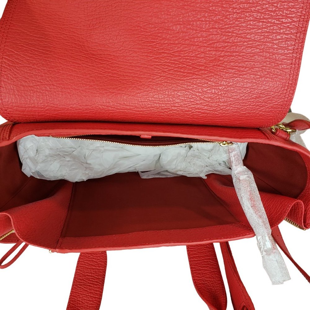 3.1 Phillip Lim Red Pashli Medium Satchel Bag NWT - Picture 11 of 13